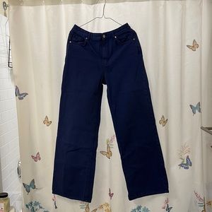 Pull&Bear purple wide leg jeans, size 8